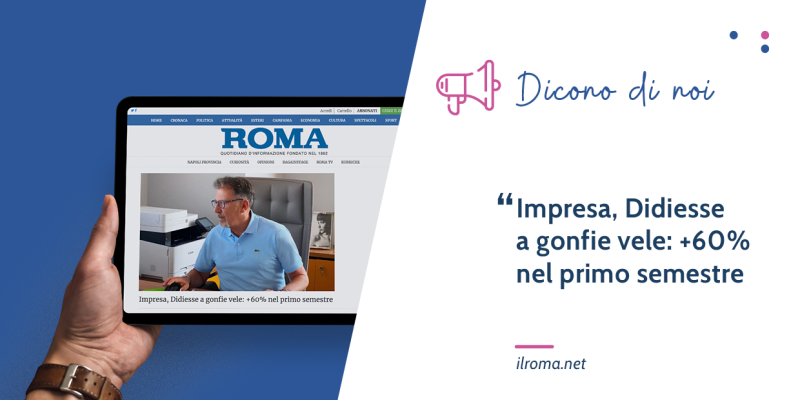 Didiesse “a gonfie vele” nel primo semestre del 2021: +60% di crescita
